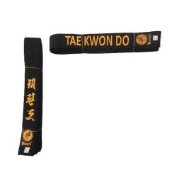 ΜΑΥΡΗ ΖΩΝΗ 4,5εκ ΜΕ ΚΕΝΤΗΜΑ TAEKWONDO