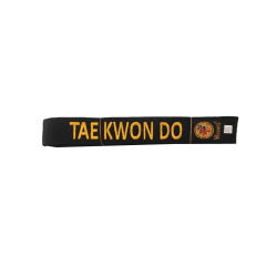 ΜΑΥΡΗ ΖΩΝΗ 4,5εκ ΜΕ ΚΕΝΤΗΜΑ TAEKWONDO