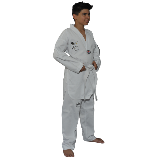 DOBOK WINNERS "ΣΙΤΖΑΚ" ΑΣΠΡΟΣ ΓΙΑΚΑΣ ΜΕ ΖΩΝΗ