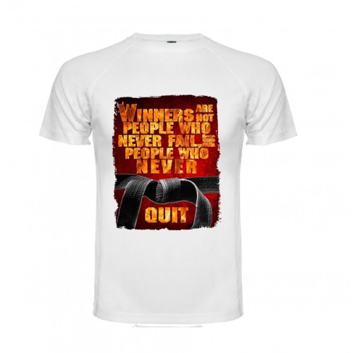 "KEEP DRY" T-SHIRT ΛΕΥΚΟ 100% POLY ΜΕ ΤΥΠΩΜΑ 1