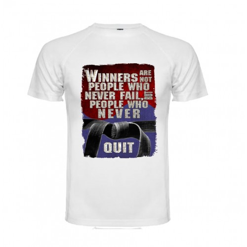 "KEEP DRY" T-SHIRT ΛΕΥΚΟ 100% POLY ΜΕ ΤΥΠΩΜΑ 2