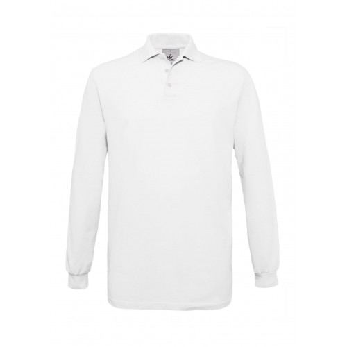 POLO "SAFRAN" B&C UNISEX ΜΑΚΡΥΜΑΝΙΚΟ