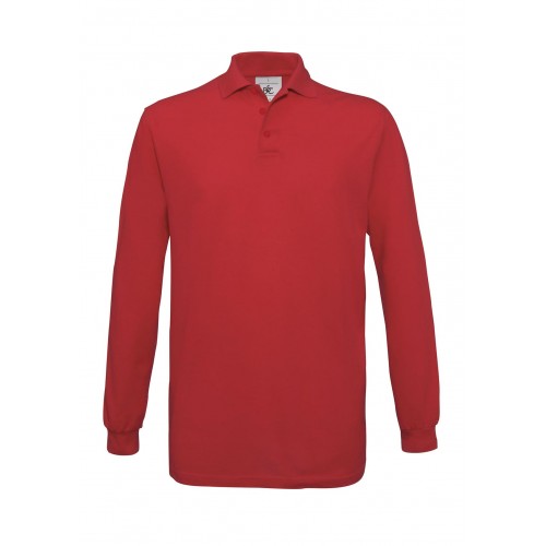 POLO "SAFRAN" B&C UNISEX ΜΑΚΡΥΜΑΝΙΚΟ